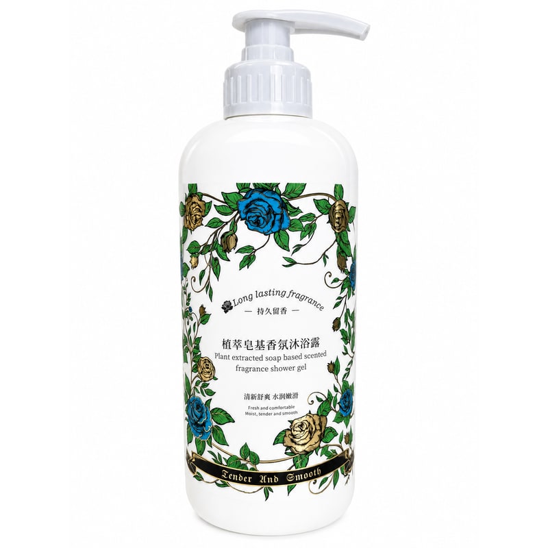 Plant Extract Soap-Based Fragrance Shower Gel (Blue Rose)