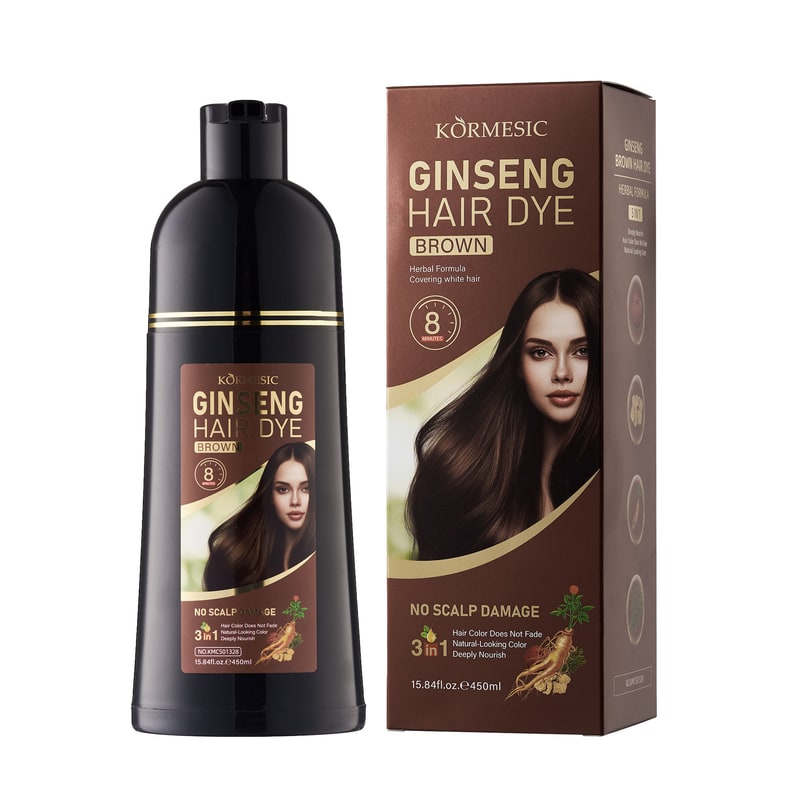 Ginseng 3-in-1 Hair Dye (Brown)